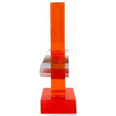 Памятная стела СССР оргстекло, метал, 1970-е гг. 20,3x8,3x6,6 см. СССР 1970