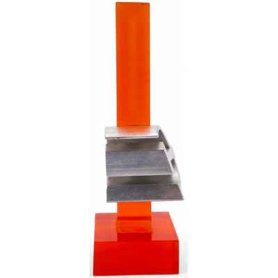 Памятная стела СССР оргстекло, метал, 1970-е гг. 20,3x8,3x6,6 см. СССР 1970