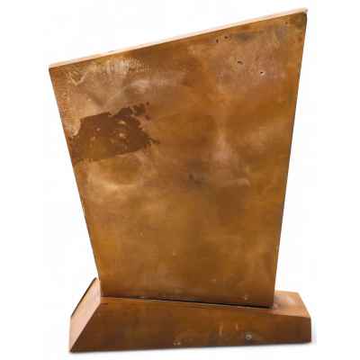 Памятный сувенир текстолит, метал, СССР 1970-е гг. 13,5x10x5 см. СССР 1970
