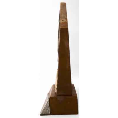 Памятный сувенир текстолит, метал, СССР 1970-е гг. 13,5x10x5 см. СССР 1970
