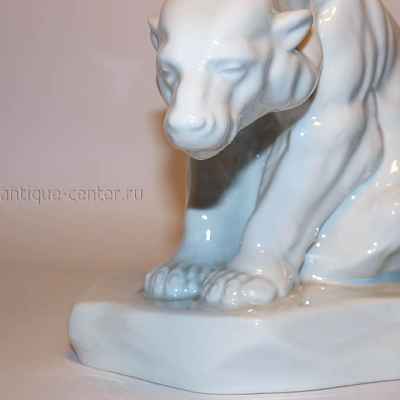 Скульптура «Белый медведь» (03414е)  